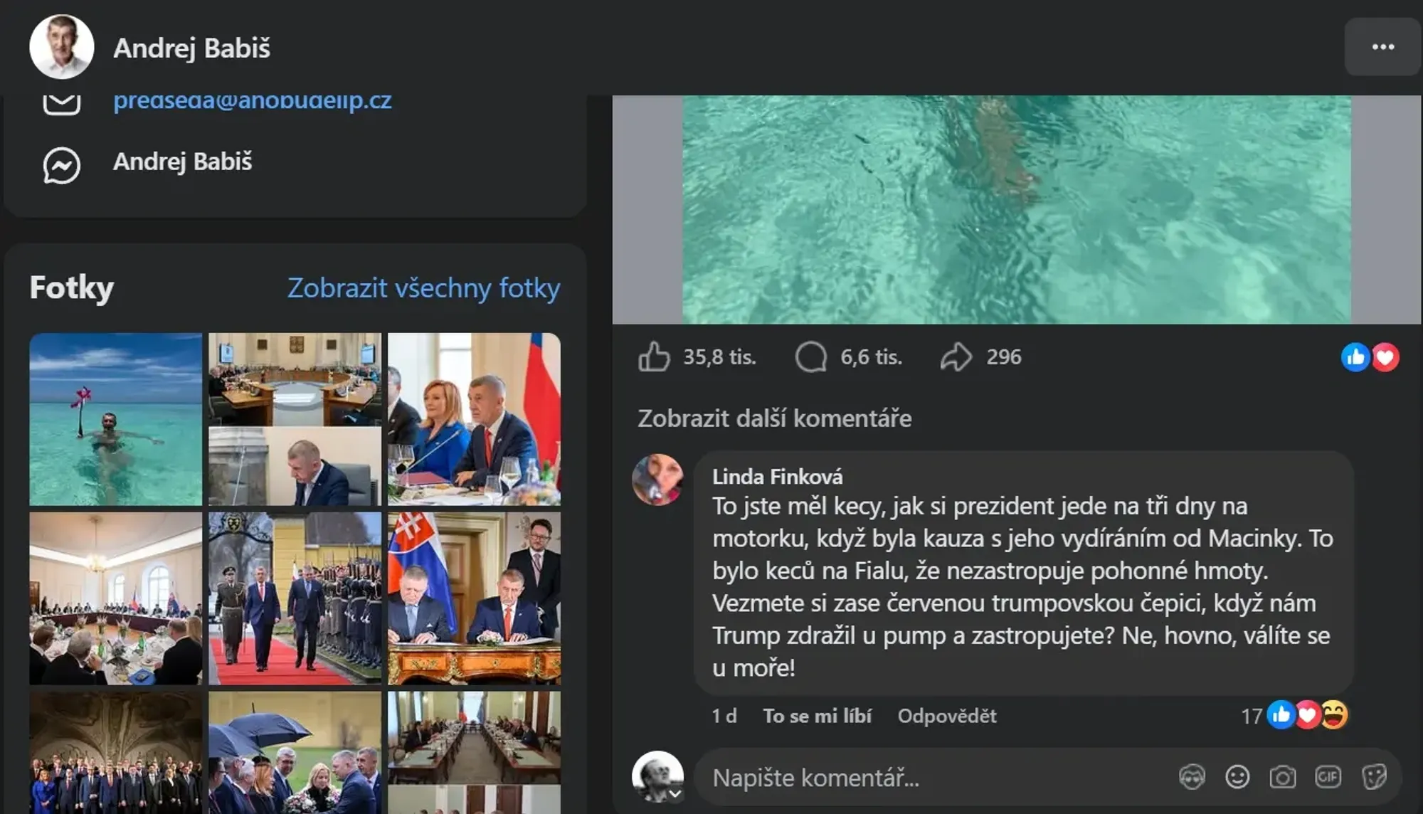 Kvůli Babišově dovolené šla Linda Finková přímo na věc. Tohle si ostatní říkají jen potichu.