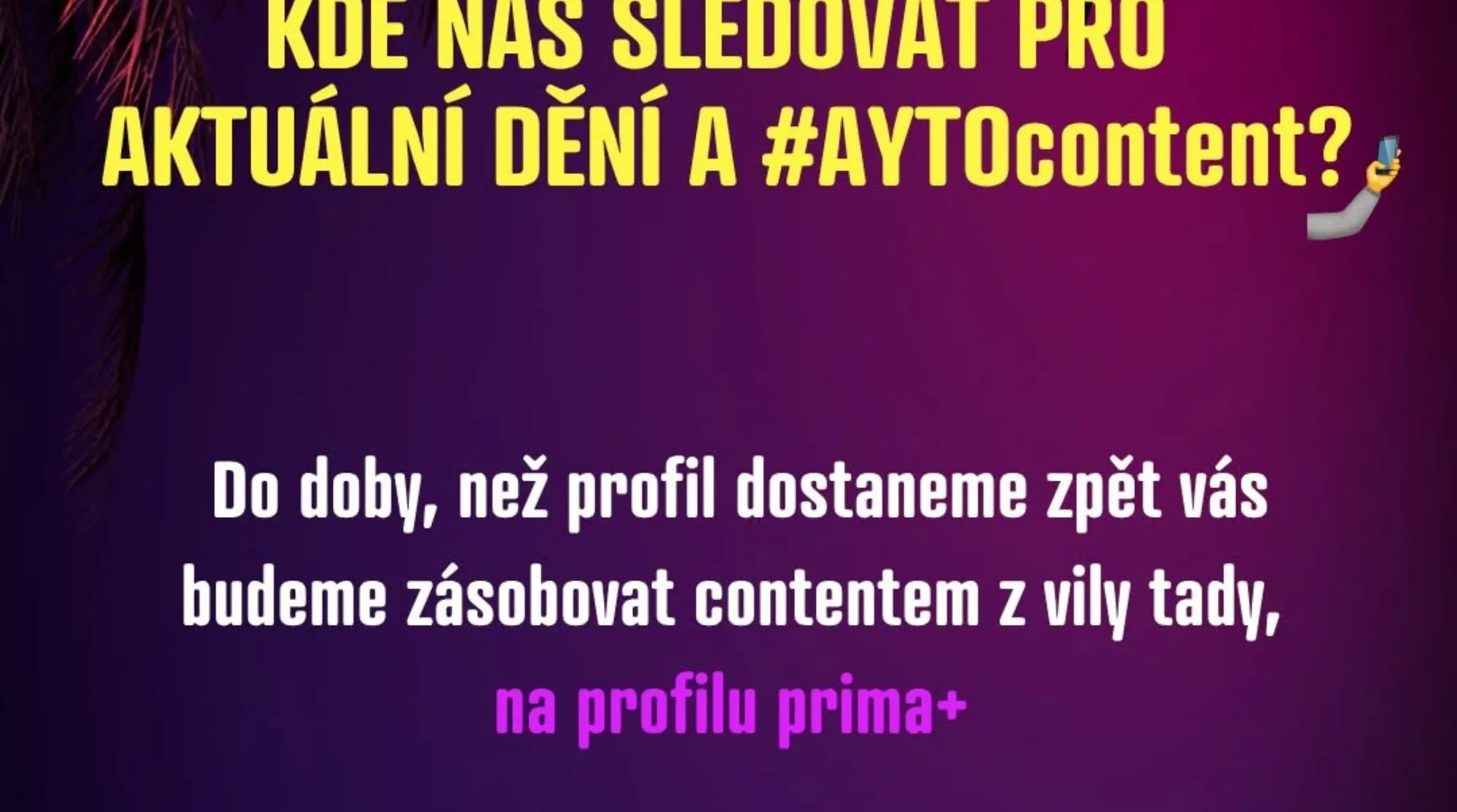 Nová reality show na Primě má první velký zádrhel. Diváci řeší problém, který může změnit celý průběh.