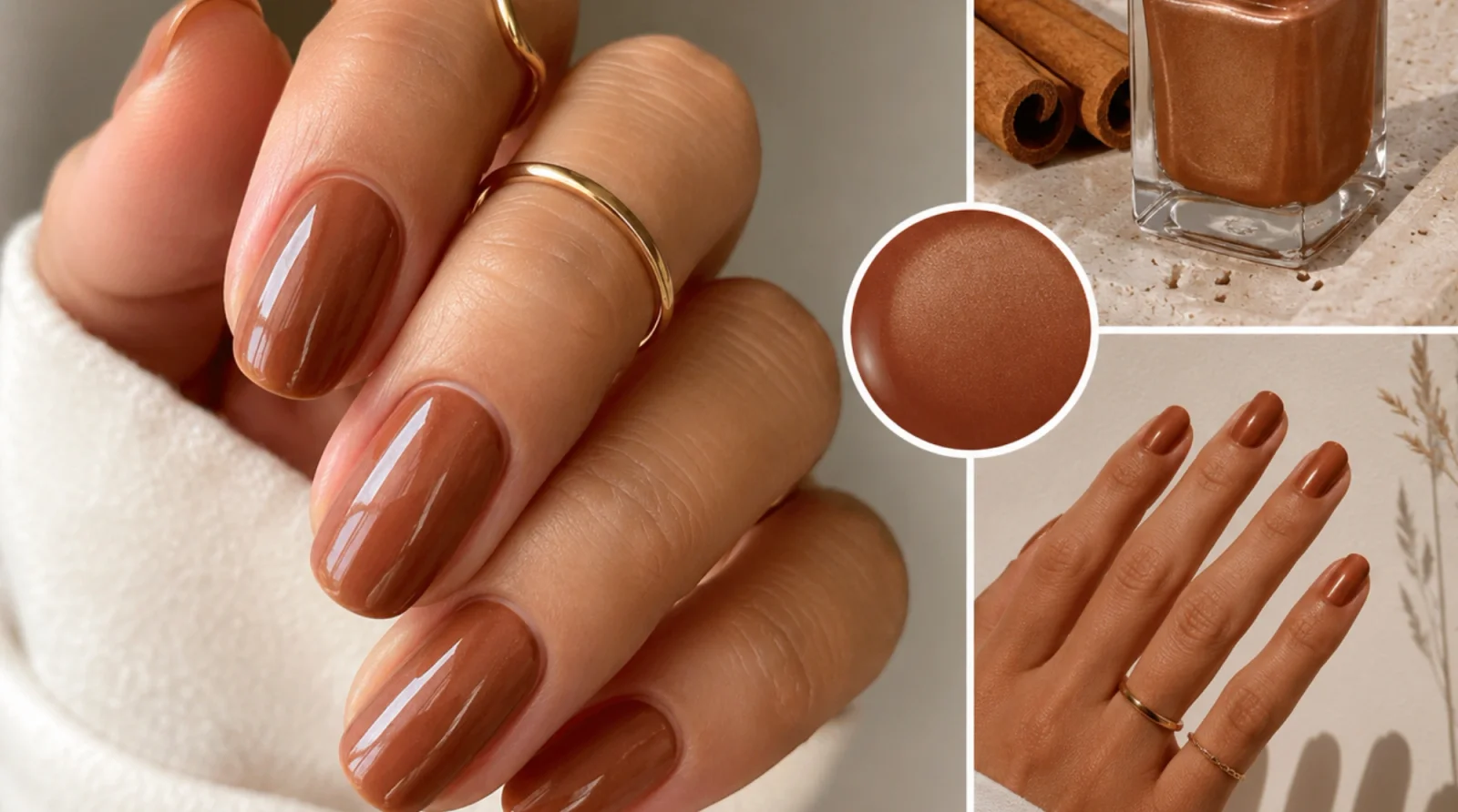 Cinnamon Bronze ovládl letní manikúru. Minimalistky našly elegantnější náhradu za červené nehty