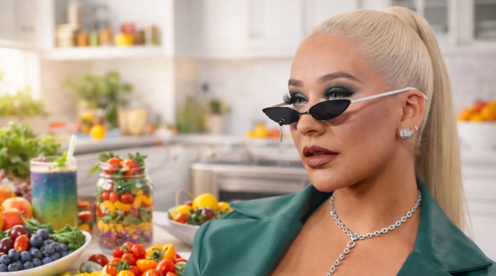 Christina Aguilera změnila jídelníček od základu. Duhová dieta se výrazně podepsala na její postavě